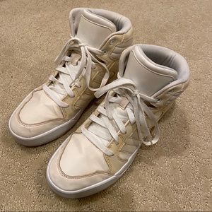 Adidas white sneakers